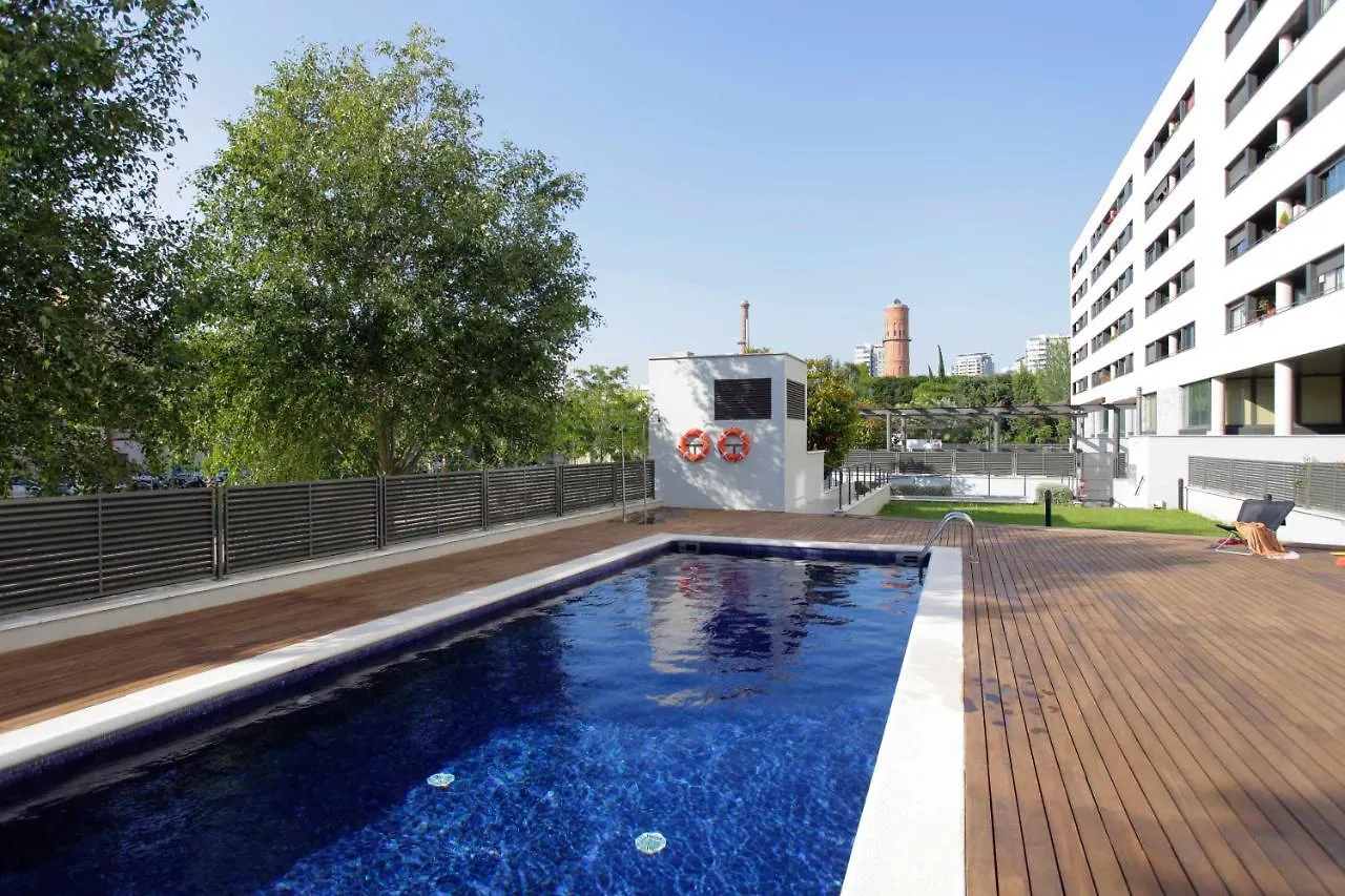 Taulat Diagonal Mar Pool Apartments Barcelona Španělsko